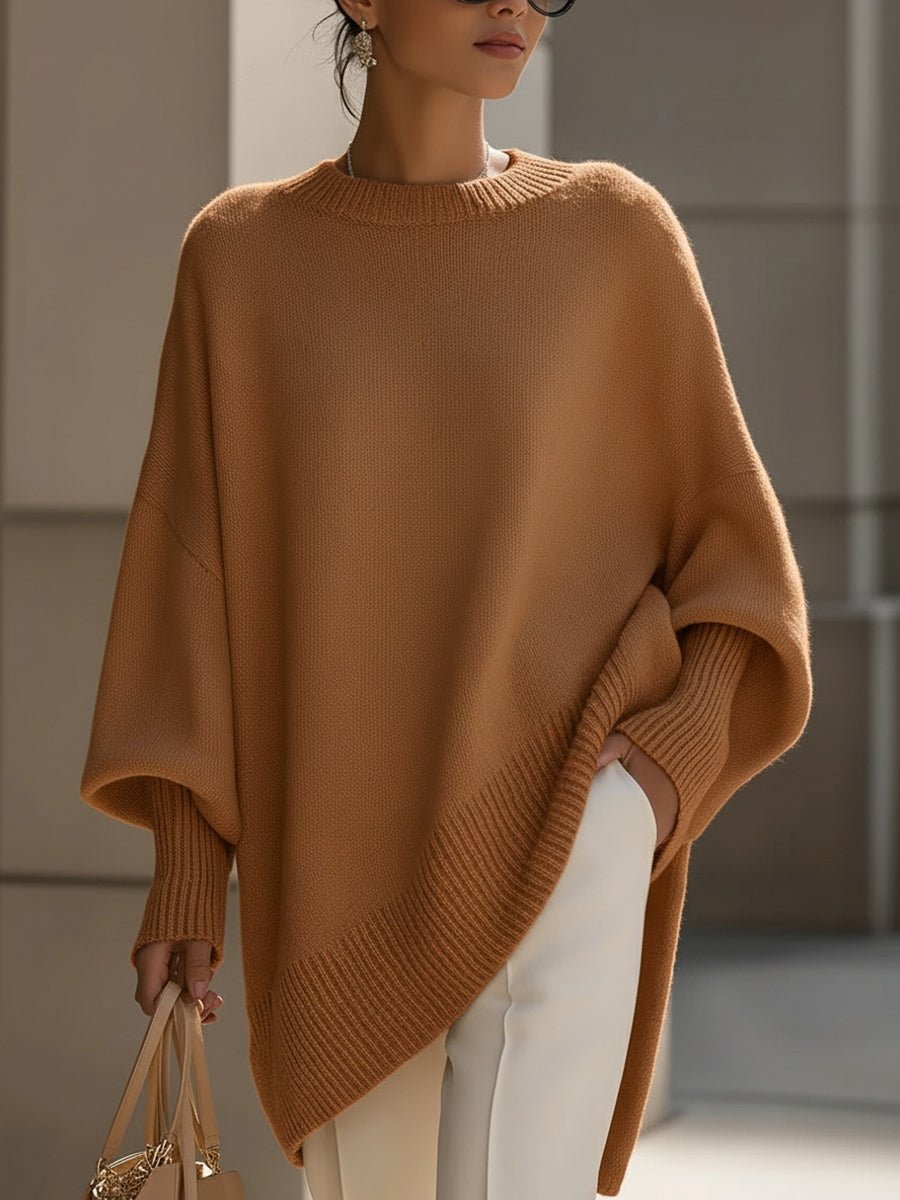Táňa | Dámsky oversized sveter s netopierími rukávmi