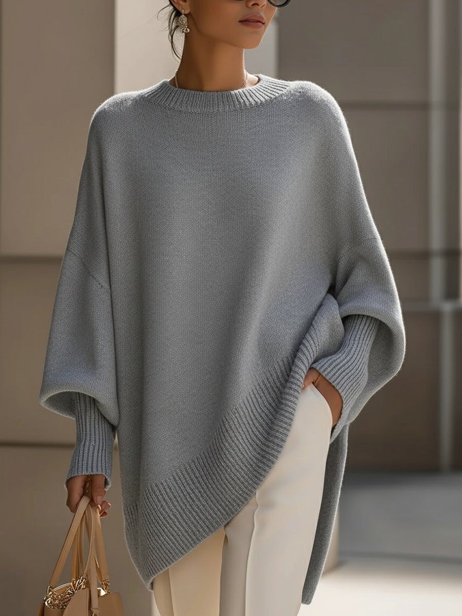Táňa | Dámsky oversized sveter s netopierími rukávmi