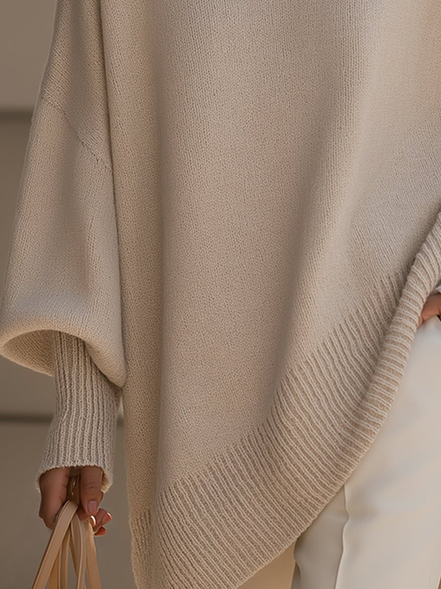 Táňa | Dámsky oversized sveter s netopierími rukávmi
