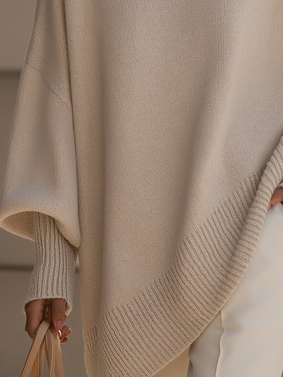 Táňa | Dámsky oversized sveter s netopierími rukávmi