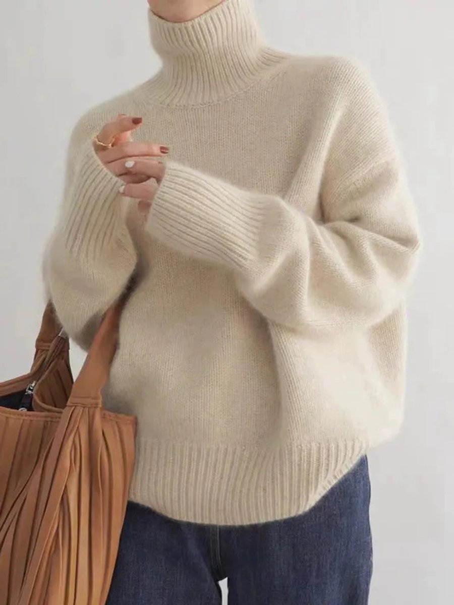 Kamila | Dámsky oversized rolák z mäkkej vlnenej zmesi
