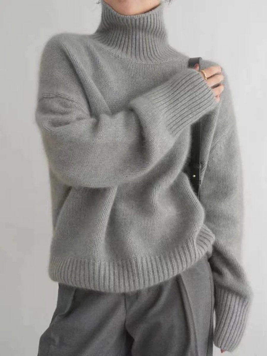 Kamila | Dámsky oversized rolák z mäkkej vlnenej zmesi