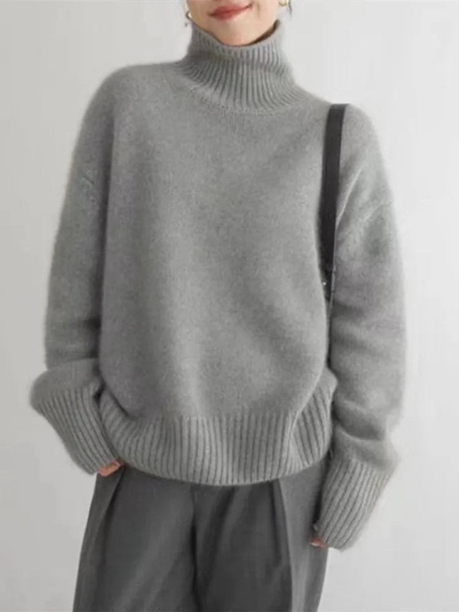 Kamila | Dámsky oversized rolák z mäkkej vlnenej zmesi