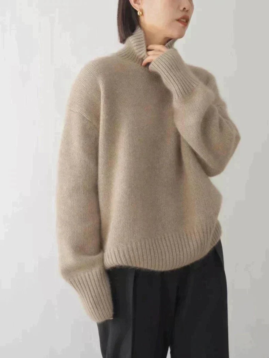 Kamila | Dámsky oversized rolák z mäkkej vlnenej zmesi