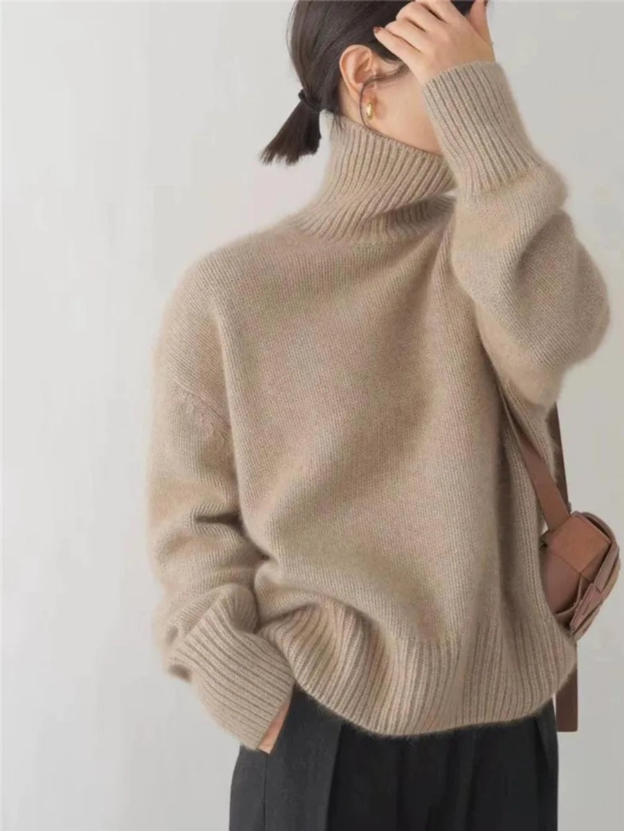 Kamila | Dámsky oversized rolák z mäkkej vlnenej zmesi
